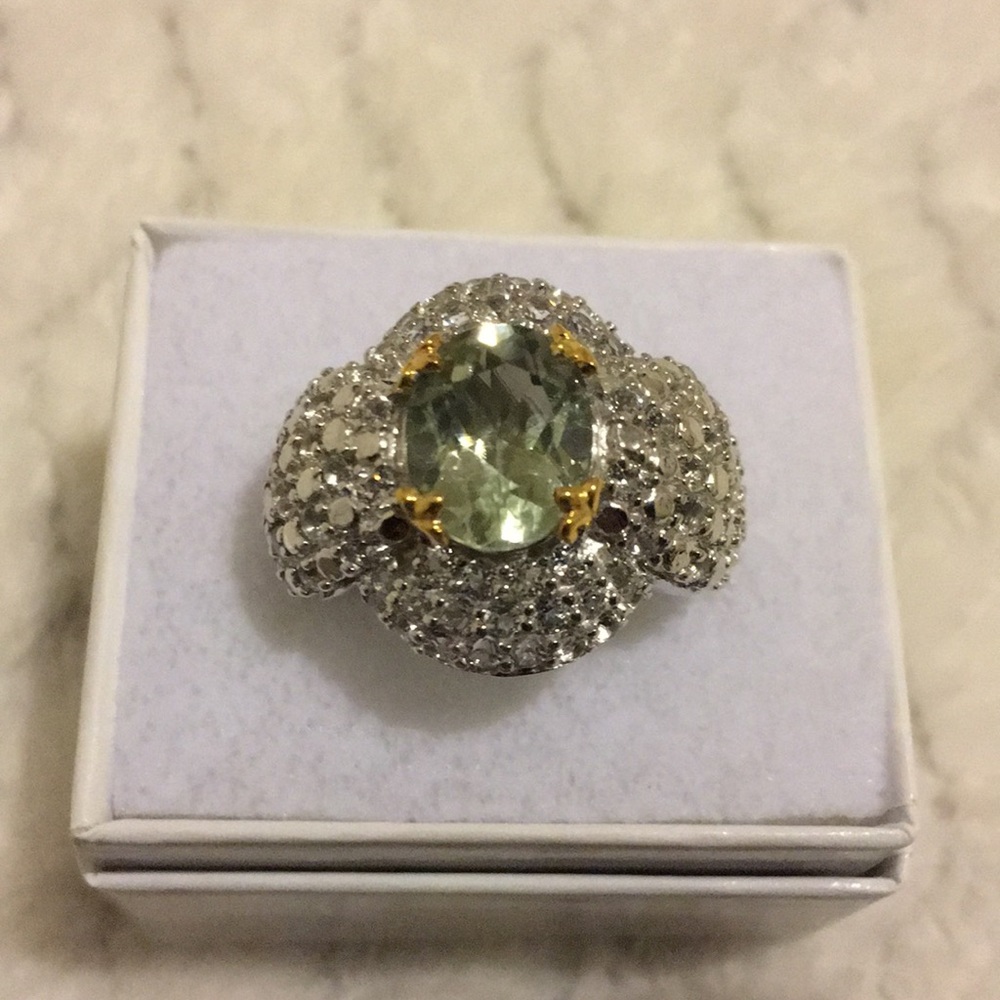 Viola Amythest ring size 7